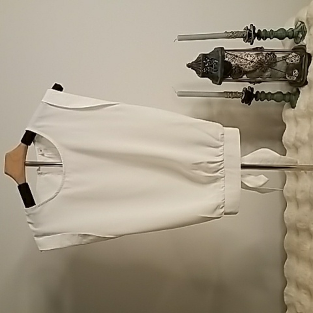 Elegant Sleeveless White Crop Top